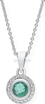 Produktbild von JuwelmaLux Anhänger 333/000 (8 Karat) Weißgold mit Zirkonia JL24-02-0049