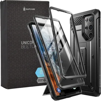 Produktbild von Supcase Unicorn Beetle Pro 2-Set Galaxy S22 Ultra Schwarz