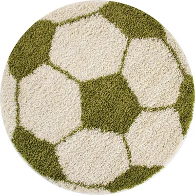 Immagine prodotto di Tappeto per bambini FUN verde 120 cm rotondo