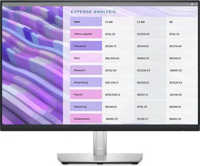 Produktbild von DELL P Series 60,96 cm (24") Monitor – P2423, 61 cm (24"), 1920 x 1200 Pixel, WUXGA, LCD, 5 ms, Schwarz