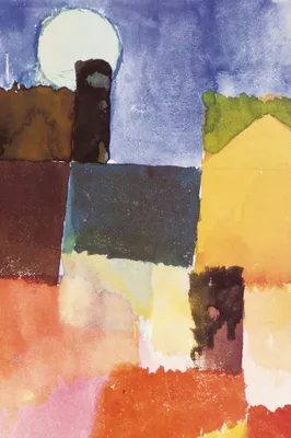 Produktbild von Paul Klee Kunstdruck Bild - Mondaufgangœber St. Germain, 1915 (120 x 80 cm)