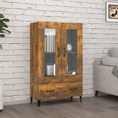 Produktbild von vidaXL Highboard Räuchereiche 70x31x115 cm Holzwerkstoff