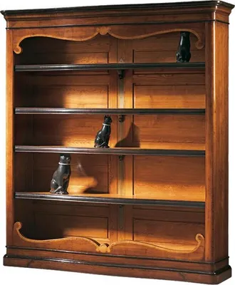 Immagine prodotto di Massives Regal Bücherschrank Holz Schrank Italienische Möbel Schränke Regale