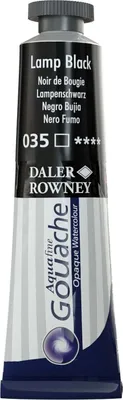 Zdjęcie produktu dla Daler-Rowney Aquafine, Czarny, Gouache, Pasta (substancja), 15 ml, 1 szt.