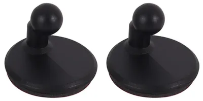 2er-Pack selbstklebende Dashcam-Kugelhalterung, universell, schwarz