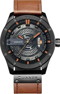 Produktbild von CURREN BR-14166 Herrenuhr Braun/Orange – Stilvoll & Elegant KP14166