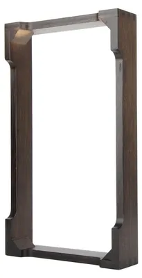 Image de Plaque à induction avec cadre en bois, support électrique intégré, minimaliste et robuste, destiné à accueillir les accessoires pour la préparation du thé