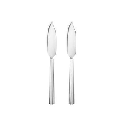 Productafbeelding van Georg Jensen BERNADOTTE FISH KNIFE, STAINLESS STEEL, 2 PCS 10020185
