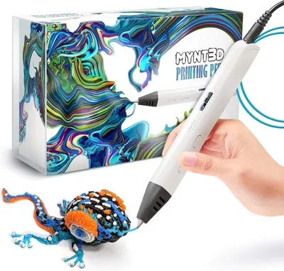 3D-Pen, professionell, OLED-Display, 130–240 °C, 3 Filamente