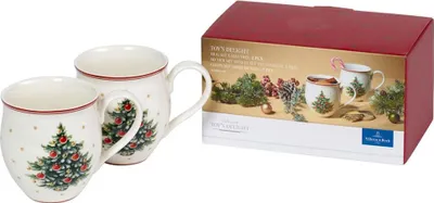 Image de Villeroy & Boch Mug à anse Set 2pcs Toys Delight | Sélection Sapin : Sapin Motif : Sapin