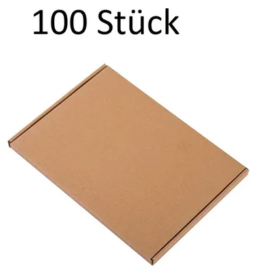 Produktbild von 100 Stück Wellpapp-Faltkarton Versandpackung Versandkarton Pappkarton Faltpappe