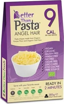 Produktbild von ANGEL HAIR-NUDELN (KONJAK) GLUTENFREI  385 g (300 g) – BETTER THAN FOODS