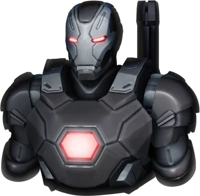 Produktbild von Semic Marvel Comics War Machine Mark Iii Bust Coin Bank Salvadanio New!