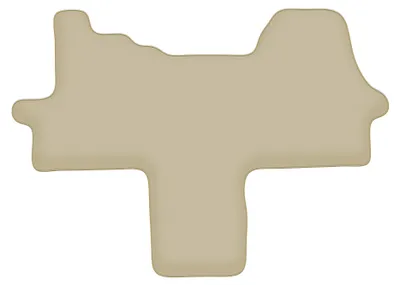 Immagine prodotto di Tappetini anteriori in velluto PREMIUM beige compatibili con Fiat Ducato III (2006-2014, furgone) – con fissaggi – su misura