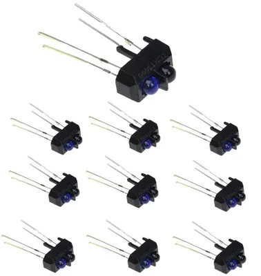 20 Stück TCRT5000 Reflektions-Lichtsensor, 950 mm, 5 V, 3 A