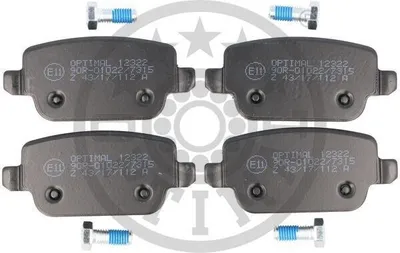 Produktbild von OPTIMAL Bremsbeläge Satz Hinten Bremsklötze für FORD MONDEO IV Turnier (BA7) BP-12322