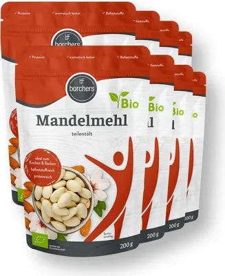 Produktbild von BORCHERS Mandelmehl (8x200g)