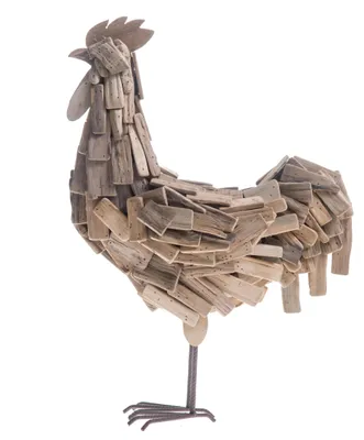 Immagine prodotto di Gallo Decorativo in Legno H 52 cm