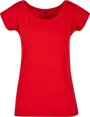 Immagine prodotto di Build Your Brand Basic BB013 | LadiesŽ Tee a girocollo - Colore: City Red - Taglia: 3XL