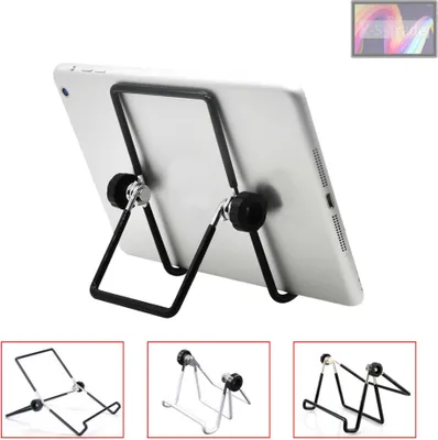 Produktbild von K-S-Trade Tablet-Ständer Tablet-Halterung Tablet-Aufsteller kompatibel mit HTC A103 faltbarer Tischständer Tablet Halterung