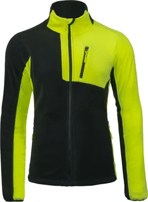 Produktbild von Fleecejacke Arbeitsjacke Arbeitspullover Fleece Jacke Freizeitjacke ASYMETRIC gelb L