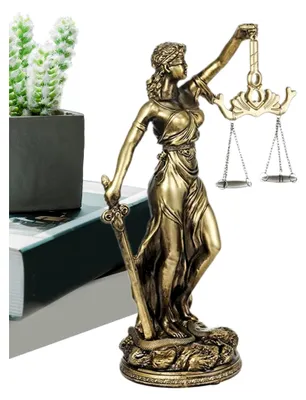 Produktbild von Justitia Figur aus Harz für Tischdekoration