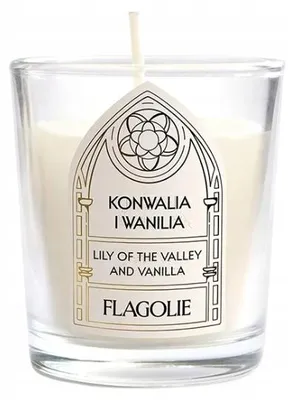 Produktbild von Flagolie Duftkerze Konwalie & Vanille Soja 70g