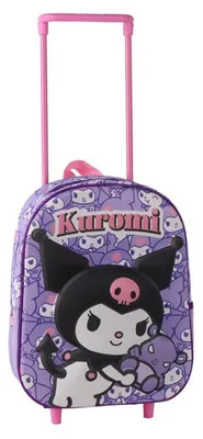 Obrázek produktu pro Kuromi, 3D kufr na kolečkách, 30 cm