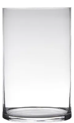 Produktbild von Hatchet Glasvase - Zylinder - Glas - transparent - 19 x 25 cm