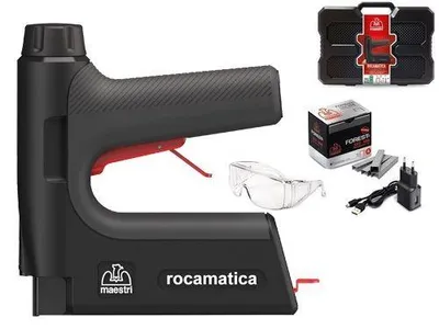 Zdjęcie produktu dla Zszywacz akumulatorowy 3,7 V z zestawem roboczym w zestawie Rocamatica Mod.114 MAESTRI