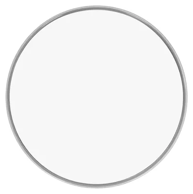 Produktbild von 30-facher Vergrößerungsspiegel, signalseitig, 15,2 cm, mit 3 Befestigungssaugnäpfen, rund für Reisen, Silber