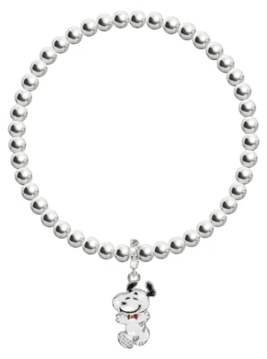 Produktbild von Sammelbarer Peanuts Snoopy Charm Silberperle Silber Unisize Disney Jewelry