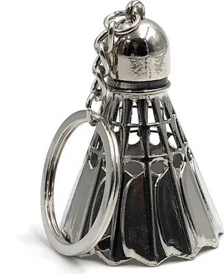Produktbild von Onwomania Schlüsselanhänger Federball Badminton Sportart Ballspiel Metall Anhänger Charm