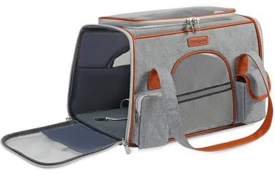 Immagine prodotto di Borsa trasportino per gatti e cani, capacità 7 kg, pieghevole, traspirante, ideale per viaggi