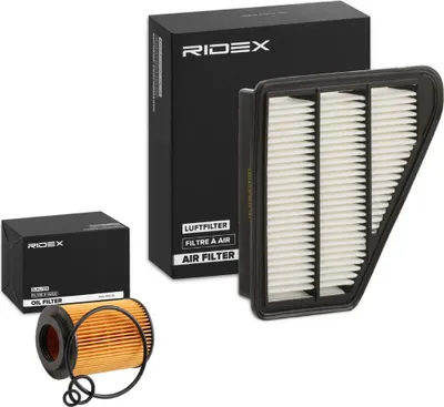 Produktbild von RIDEX Filterset Inspektionspaket Filtersatz für HONDA CIVIC VIII Hatchback (FN, FK) CIVIC IX (FK)