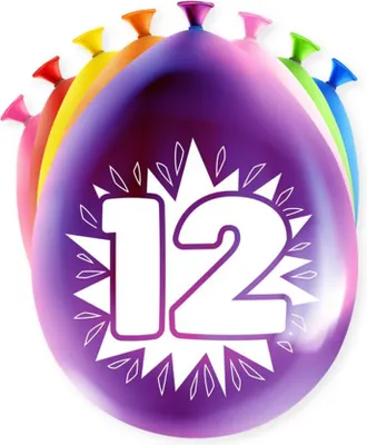 Image de Paperdreams Happy Party Ballon - 12 Jahre