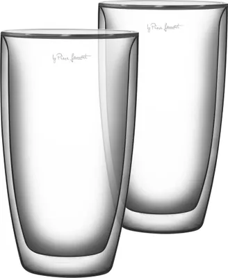 Obrázek produktu pro LAMART LT9010 Dvojité TERMO borosilikátové sklenice, materiál sklo, barva čirá, možné použít v mikrovlnné troubě, objem: 230ml, výška 12,7 cm