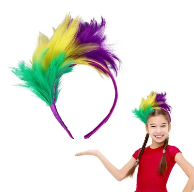 Obrázok produktu pre Mardi Gras: Čelenka do vlasov pre párty