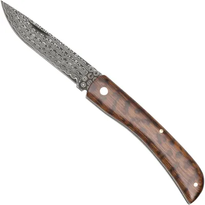 Produktbild von Haller Damast-Taschenmesser Schlangenholzgriff