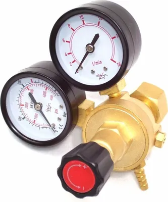 Produktbild von MINI Druckminderer Argon CO2 MIG MAG WIG Schutzgas Schweißgas Druckregler Manome