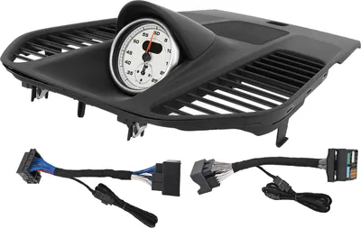 Productafbeelding van Instrumentenpaneel met stopwatch - Dashboard - Centrale bediening voor 911, modeljaren 2012 tot 2018, wit