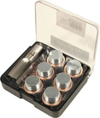 Produktbild von ASTA | Ölablassschraube Reparatur Satz, M13X1.5 für M12, Gewinde Reparatu, Reparatursatz für Ölablassschraube