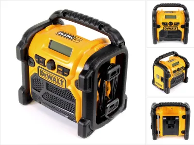 Obrázok produktu pre DeWALT DCR020-QW, Cestovné, Digitálny, DAB, FM, LED, Zelená, Čierna, Žltá