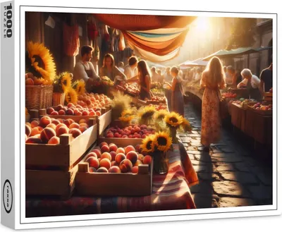 Image de puzzle premium raxxa "Marché aux fruits d'été", 1000 pièces