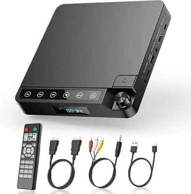 Image de Lecteur DVD avec port HDMI, port USB et télécommande