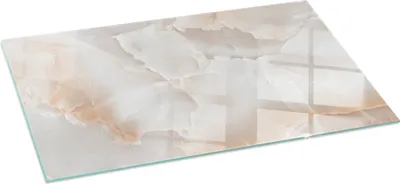 Produktbild von Funkenschutzplatte – Glasbodenplatte für Kaminofen – Kaminunterlage aus Glas – 120x60 cm – Feuerfeste Ofenbodenplatte – Hitzebeständige Schutzplatte für Kamin – Transparente Bodenschutz Glasplatte – Natursteinmuster