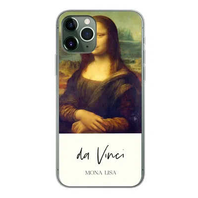 Produktbild von MuchoWow® Handyhülle Schutzhülle Hülle für iPhone 11 Pro Mona Lisa - Leonardo da Vinci - Alte Meister Silikon Softcase Handy Hülle - Handy
