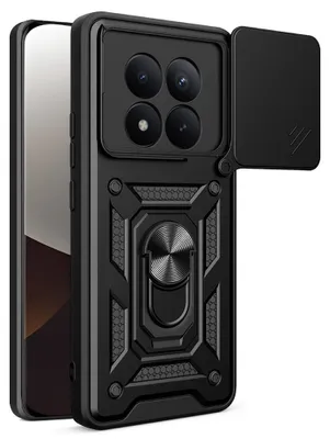 Produktbild von Handyhülle für Xiaomi Redmi Note 15 Pro Plus 5G / POCO M8 Pro 5G, Techsuit CamShield Series, Schwarz