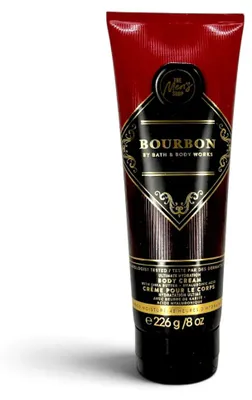 Image de Crème pour le corps pour hommes Bath & Body Works, parfum BOURBON, 226 g