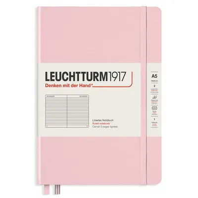 Produktbild von Leuchtturm 361573, Einfarbig, Pink, A5, 251 Blätter, 80 g/m², Hardcover